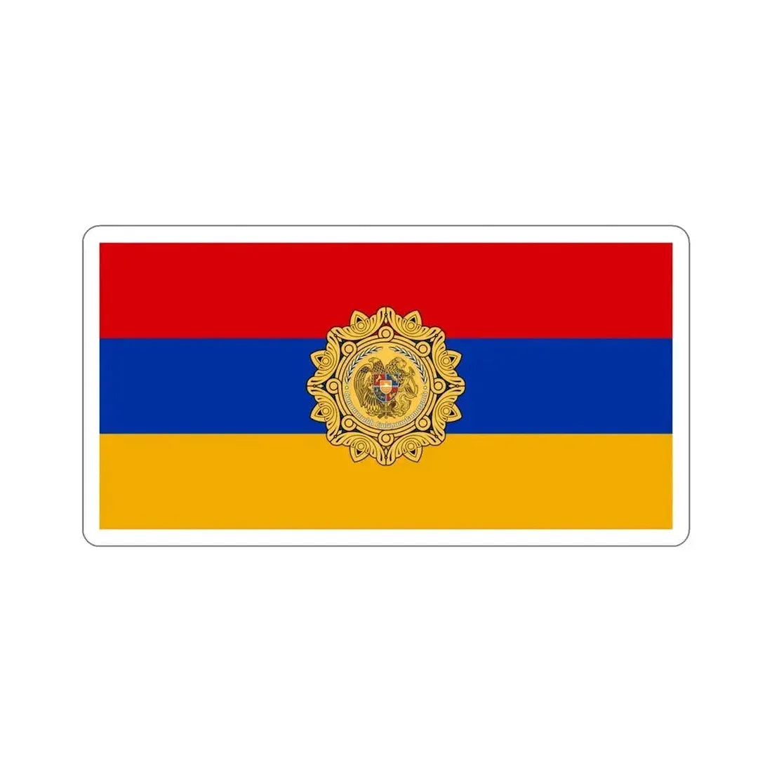 Flag of Armenia v2 STICKER Vinyl Die-Cut Decal 5 Inch - The Sticker Space