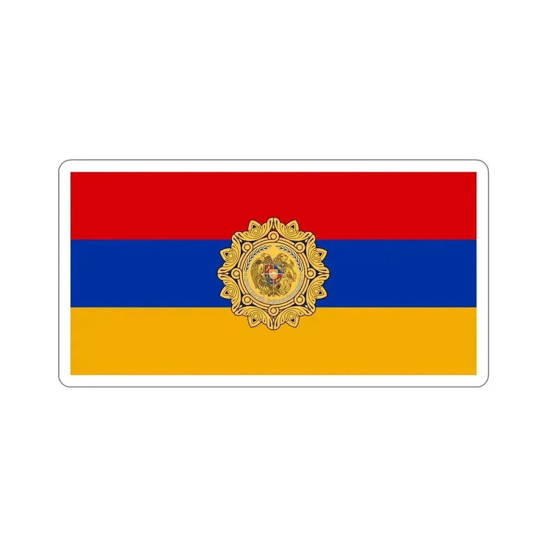 Flag of Armenia v2 STICKER Vinyl Die-Cut Decal 6 Inch - The Sticker Space