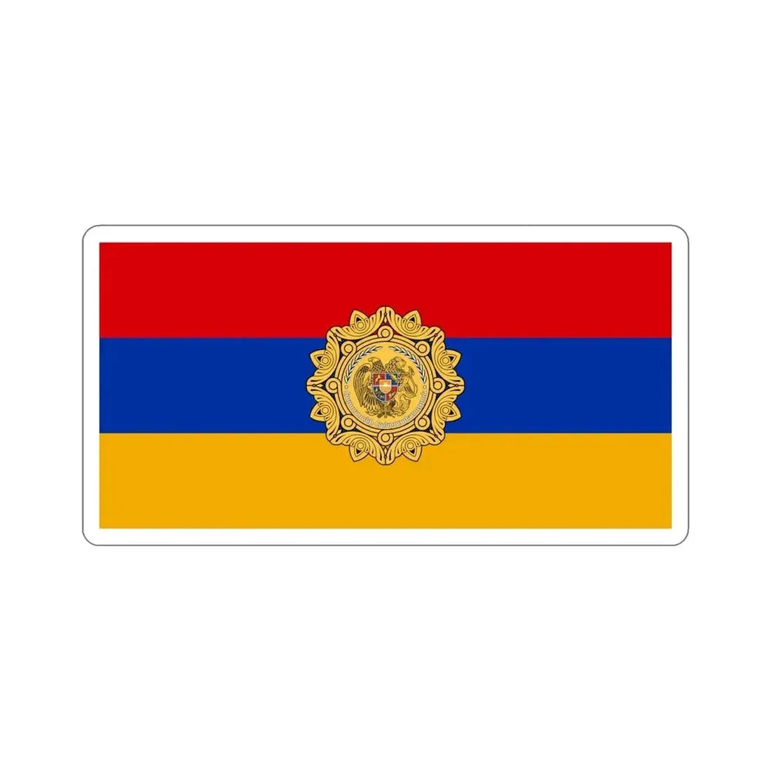 Flag of Armenia v2 STICKER Vinyl Die-Cut Decal - The Sticker Space