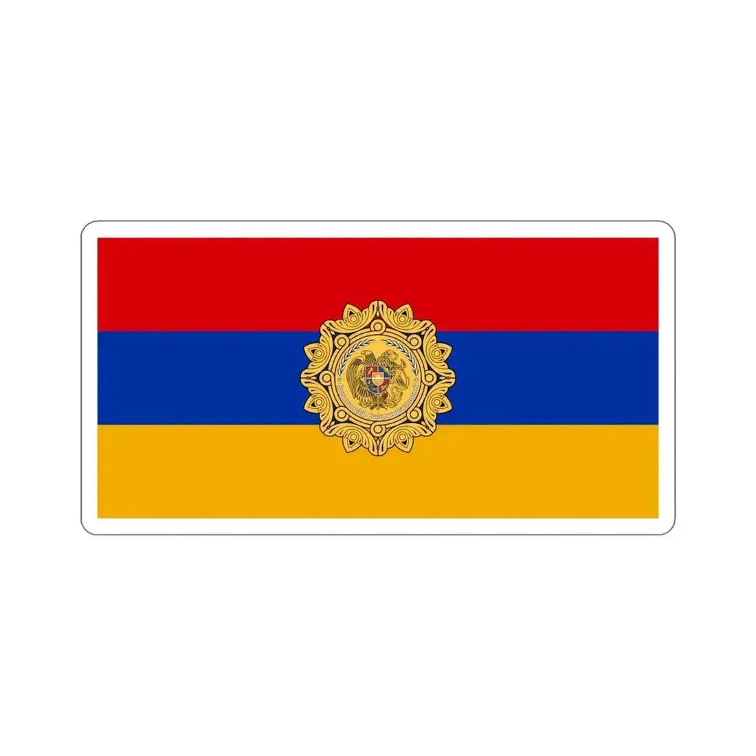 Flag of Armenia v2 STICKER Vinyl Die-Cut Decal - The Sticker Space