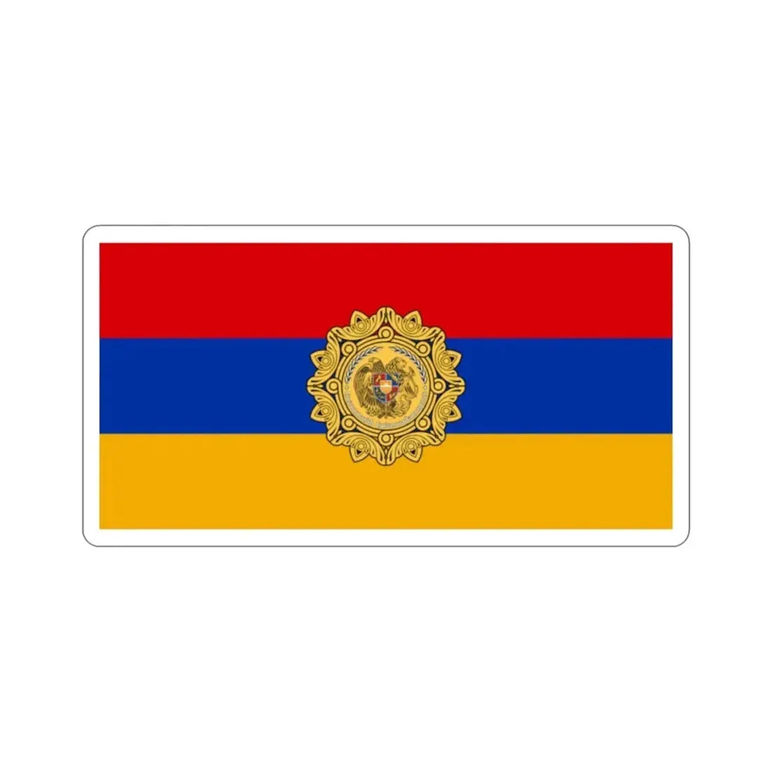Flag of Armenia v2 STICKER Vinyl Die-Cut Decal - The Sticker Space