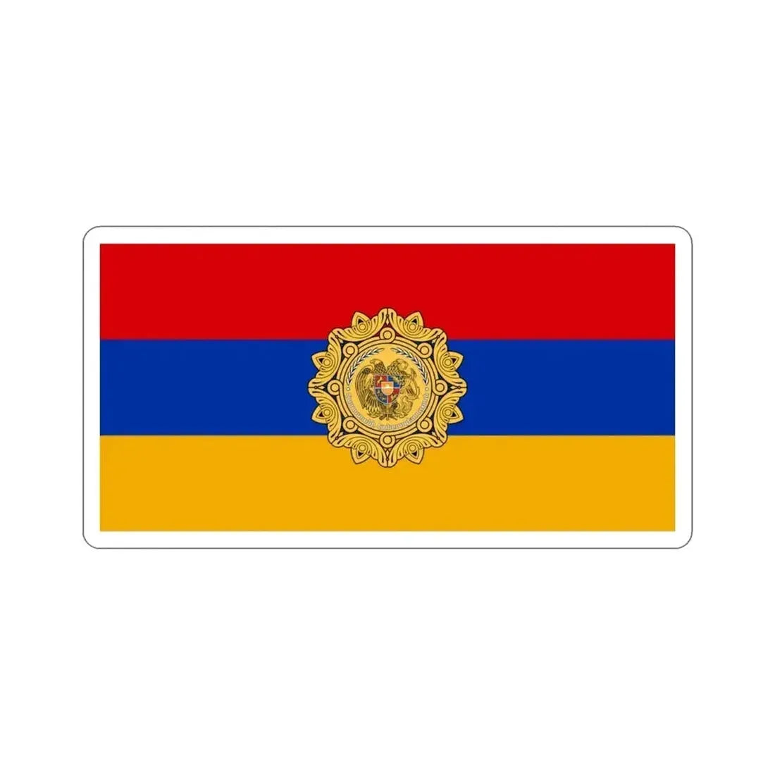 Flag of Armenia v2 STICKER Vinyl Die-Cut Decal - The Sticker Space