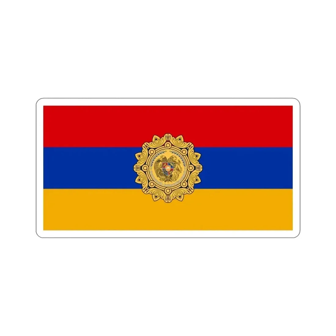 Flag of Armenia v2 STICKER Vinyl Die-Cut Decal - The Sticker Space