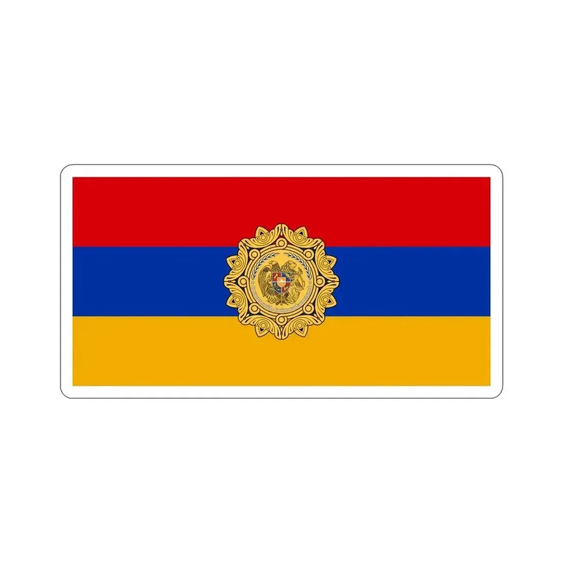 Flag of Armenia v2 STICKER Vinyl Die-Cut Decal - The Sticker Space