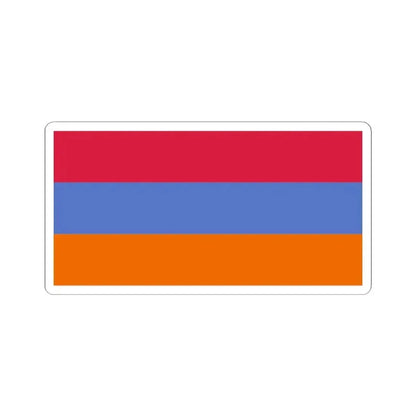 Flag of Armenia variant (Armenia) STICKER Vinyl Kiss-Cut Decal 2 Inch White - The Sticker Space