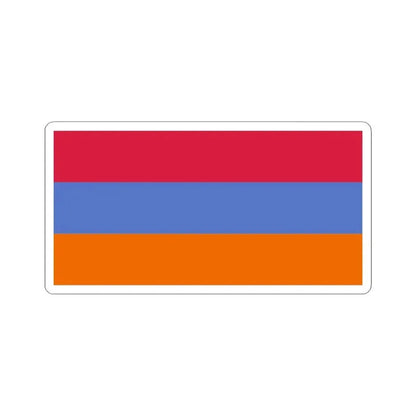 Flag of Armenia variant (Armenia) STICKER Vinyl Kiss-Cut Decal 3 Inch White - The Sticker Space