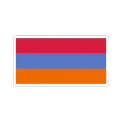 Flag of Armenia variant (Armenia) STICKER Vinyl Kiss-Cut Decal 6 Inch White - The Sticker Space