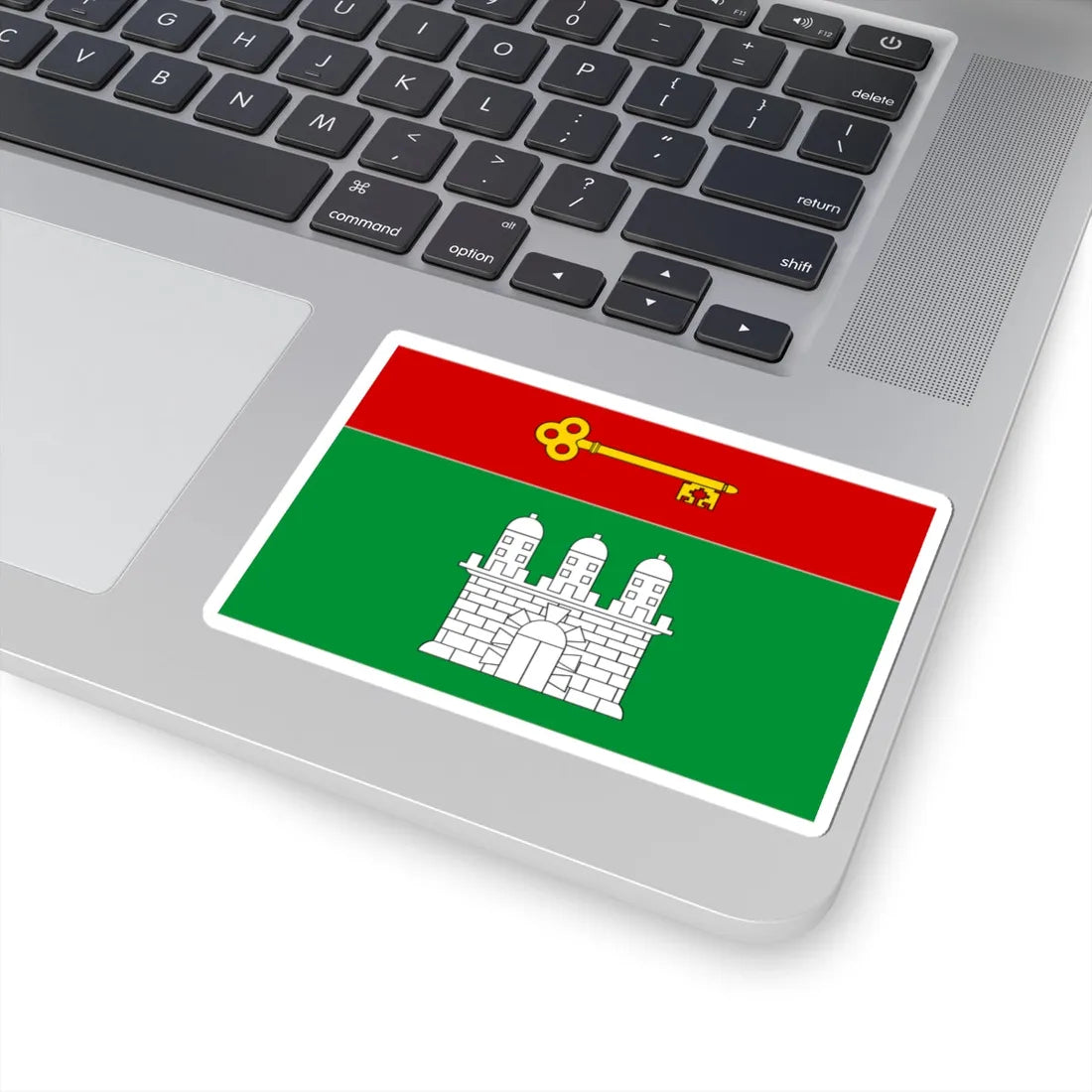 Flag of Armyansk (Ukraine) STICKER Vinyl Kiss-Cut Decal - The Sticker Space