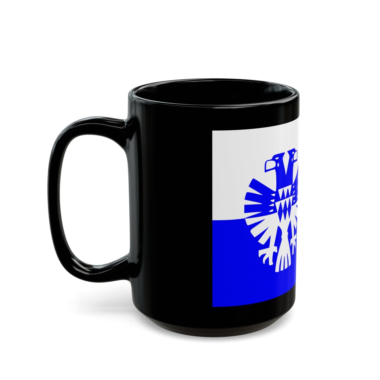 Flag of Arnhem the capital city of the largest province of Gelderland Netherlands - Black Coffee Mug-The Sticker Space