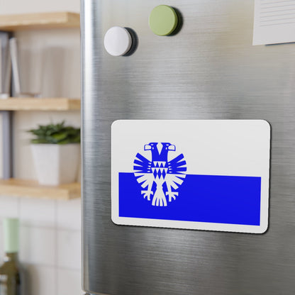 Flag of Arnhem the capital city of the largest province of Gelderland Netherlands - Die-Cut Magnet-The Sticker Space