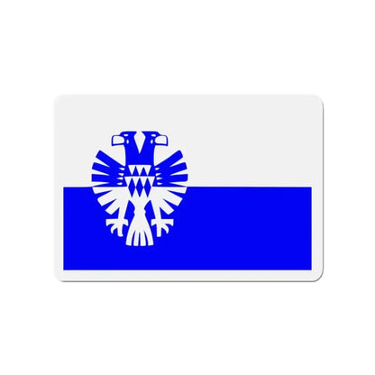 Flag of Arnhem the capital city of the largest province of Gelderland Netherlands - Refrigerator Magnet 3 Inch - The Sticker Space
