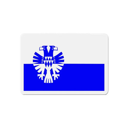 Flag of Arnhem the capital city of the largest province of Gelderland Netherlands - Refrigerator Magnet 6 Inch - The Sticker Space