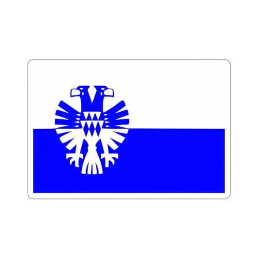 Flag of Arnhem the capital city of the largest province of Gelderland Netherlands STICKER Vinyl Die-Cut Decal 2 Inch - The Sticker Space