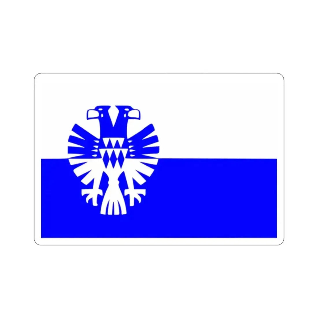 Flag of Arnhem the capital city of the largest province of Gelderland Netherlands STICKER Vinyl Die-Cut Decal - The Sticker Space