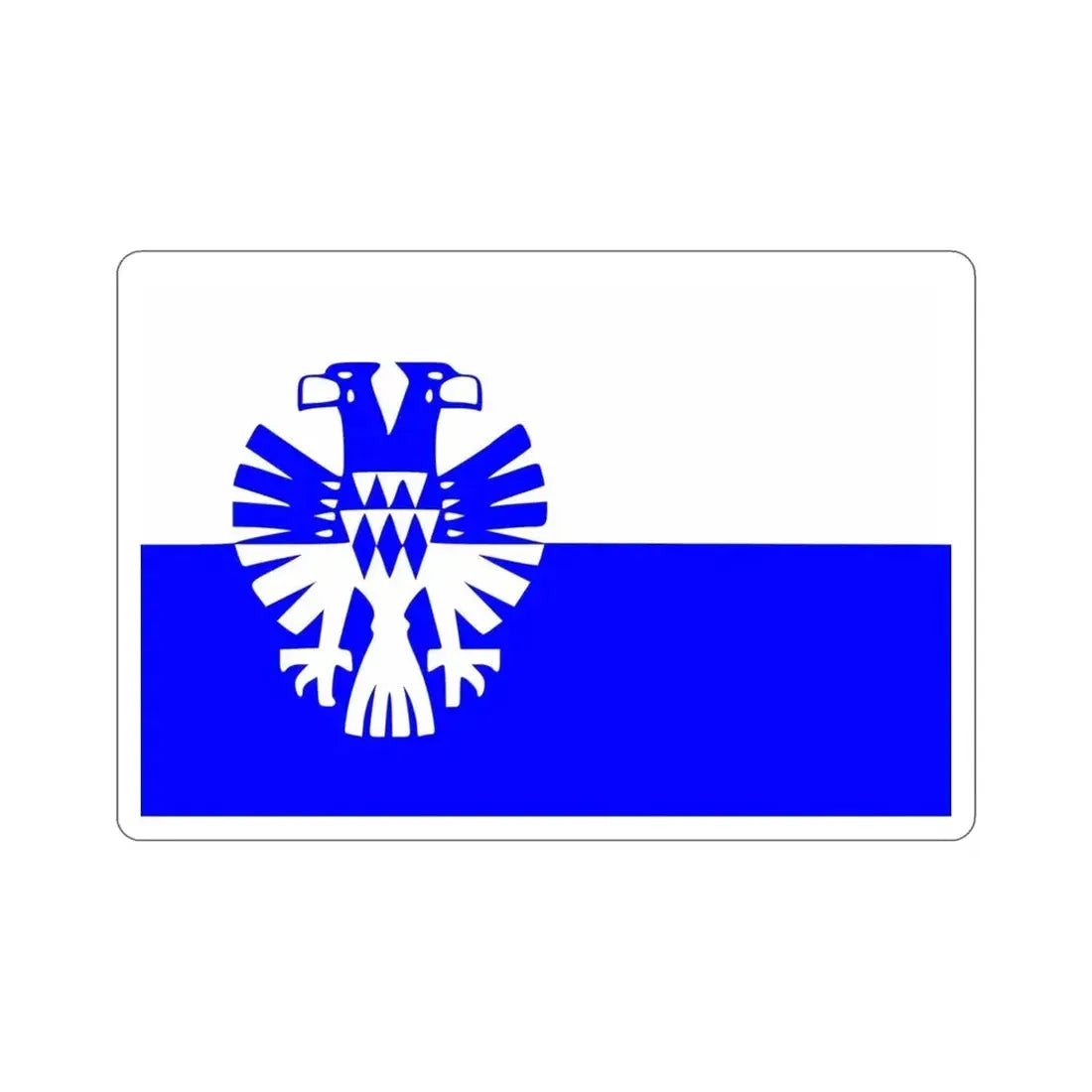 Flag of Arnhem the capital city of the largest province of Gelderland Netherlands STICKER Vinyl Die-Cut Decal - The Sticker Space