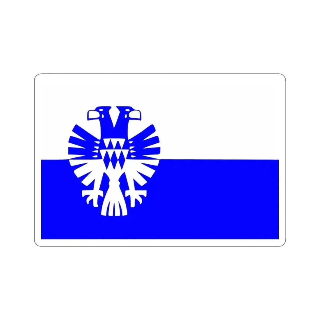 Flag of Arnhem the capital city of the largest province of Gelderland Netherlands STICKER Vinyl Die-Cut Decal - The Sticker Space