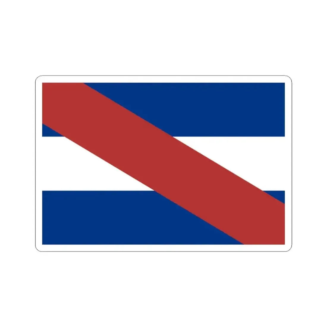 Flag of Artigas (Argentina) STICKER Vinyl Kiss-Cut Decal 3 Inch White - The Sticker Space