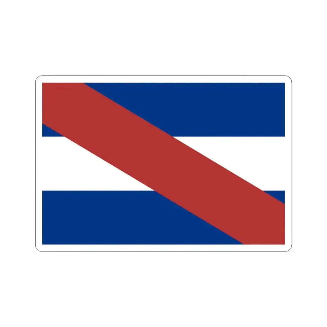 Flag of Artigas (Argentina) STICKER Vinyl Kiss-Cut Decal 4 Inch White - The Sticker Space