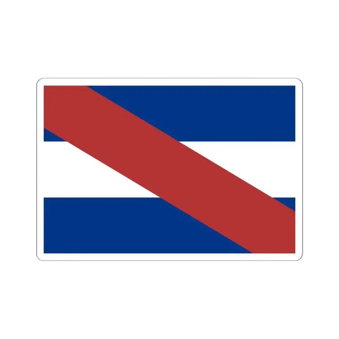 Flag of Artigas (Argentina) STICKER Vinyl Kiss-Cut Decal 6 Inch White - The Sticker Space