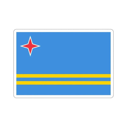 Flag of Aruba STICKER Vinyl Die-Cut Decal - The Sticker Space