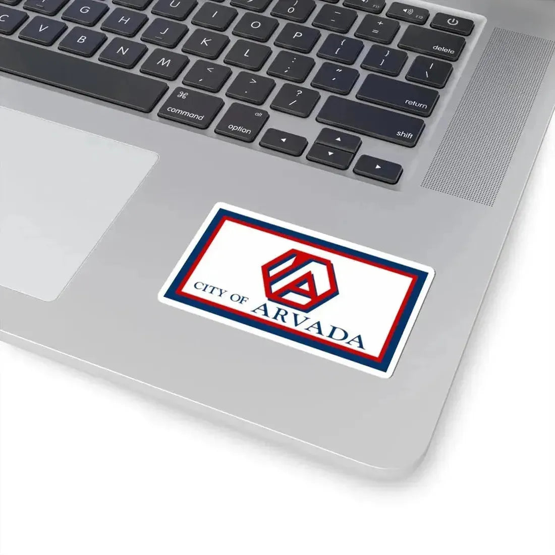 Flag of Arvada Colorado (United States) STICKER Vinyl Kiss-Cut Decal - The Sticker Space