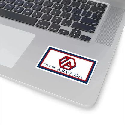 Flag of Arvada Colorado (United States) STICKER Vinyl Kiss-Cut Decal - The Sticker Space