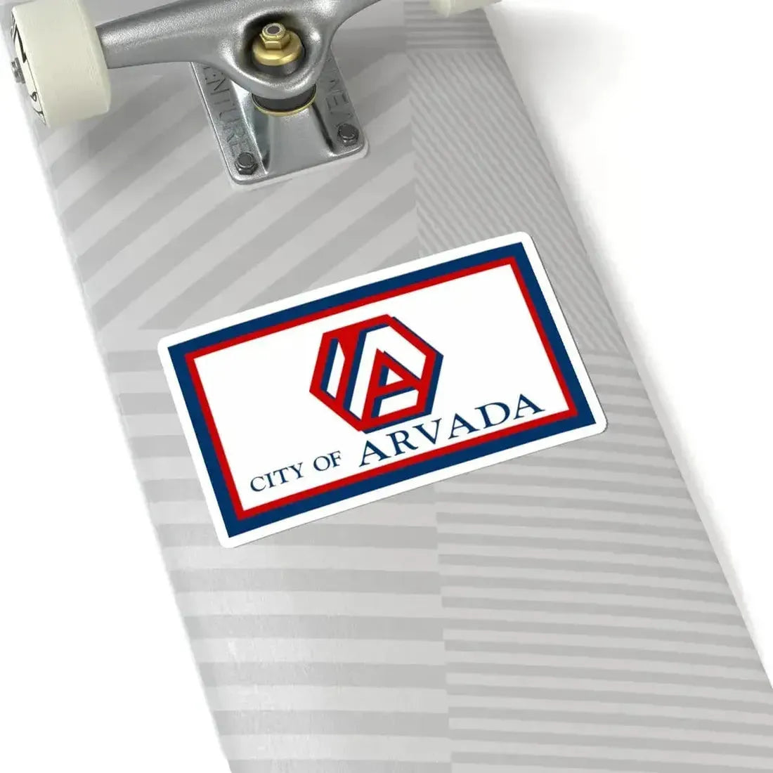 Flag of Arvada Colorado (United States) STICKER Vinyl Kiss-Cut Decal - The Sticker Space