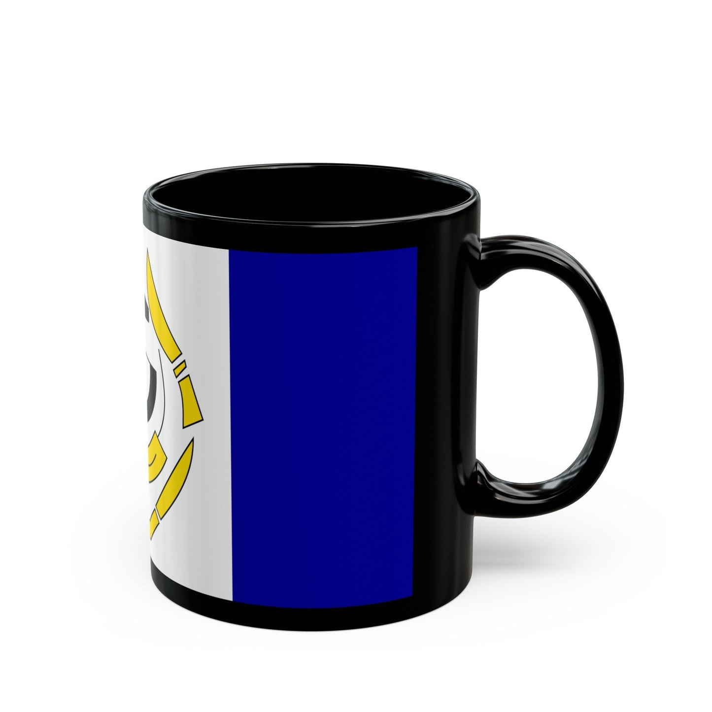 Flag of Arviat Canada - Black Coffee Mug-The Sticker Space