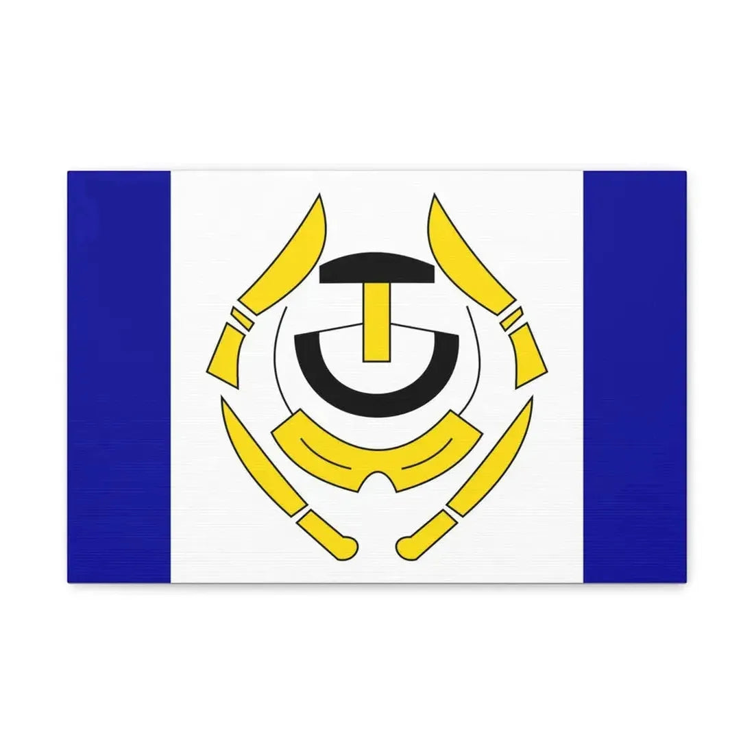 Flag of Arviat Canada - Canvas Wall Art 18″ x 12″ 1.25" - The Sticker Space