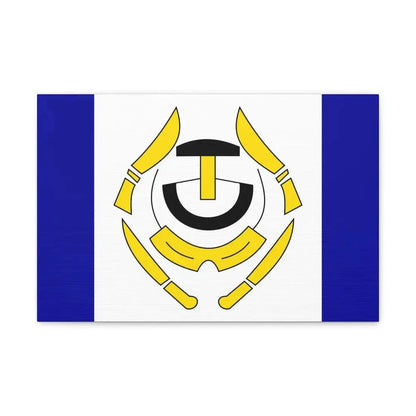 Flag of Arviat Canada - Canvas Wall Art 18″ x 12″ 1.25" - The Sticker Space