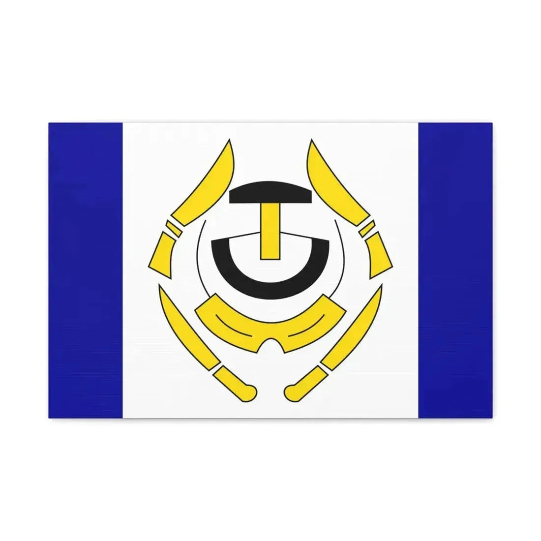 Flag of Arviat Canada - Canvas Wall Art 24″ x 16″ 1.25" - The Sticker Space