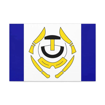 Flag of Arviat Canada - Canvas Wall Art 24″ x 16″ 1.25" - The Sticker Space