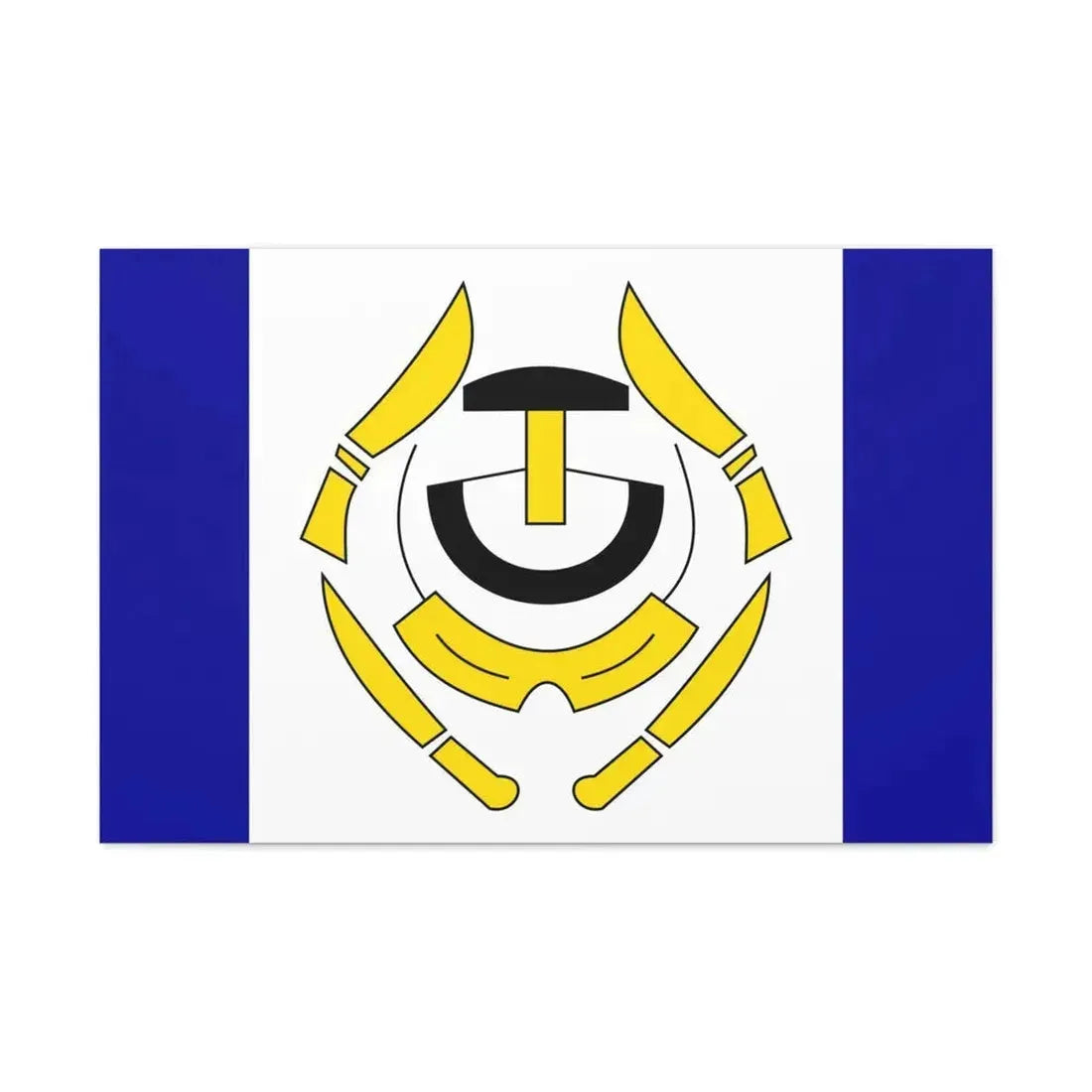 Flag of Arviat Canada - Canvas Wall Art 36" x 24" 1.25" - The Sticker Space