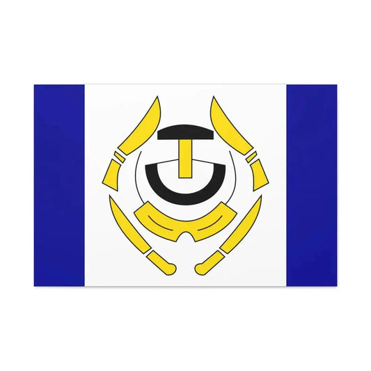 Flag of Arviat Canada - Canvas Wall Art 36" x 24" 1.25" - The Sticker Space