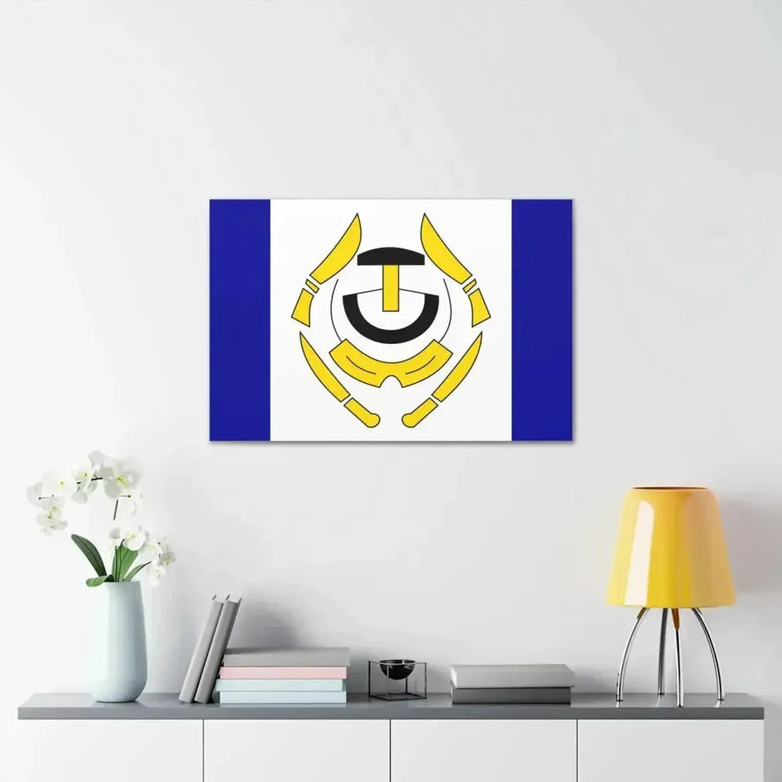 Flag of Arviat Canada - Canvas Wall Art - The Sticker Space
