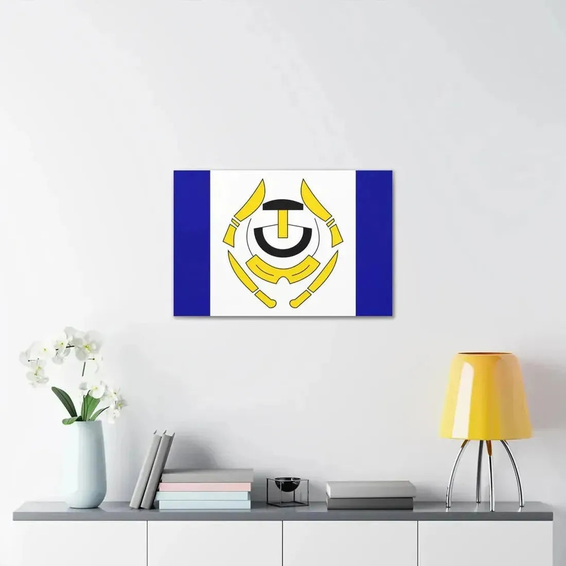 Flag of Arviat Canada - Canvas Wall Art - The Sticker Space