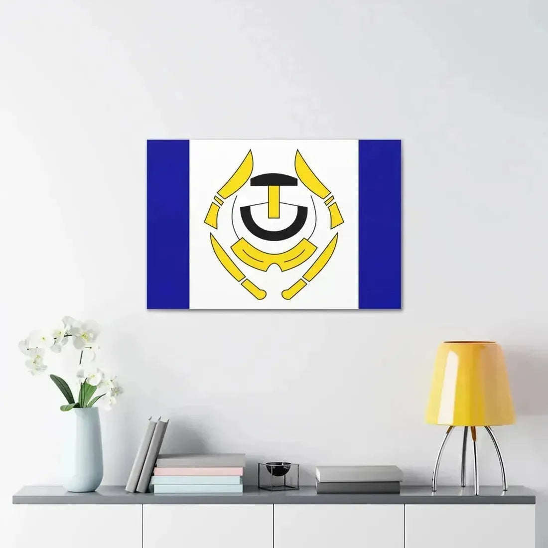 Flag of Arviat Canada - Canvas Wall Art - The Sticker Space