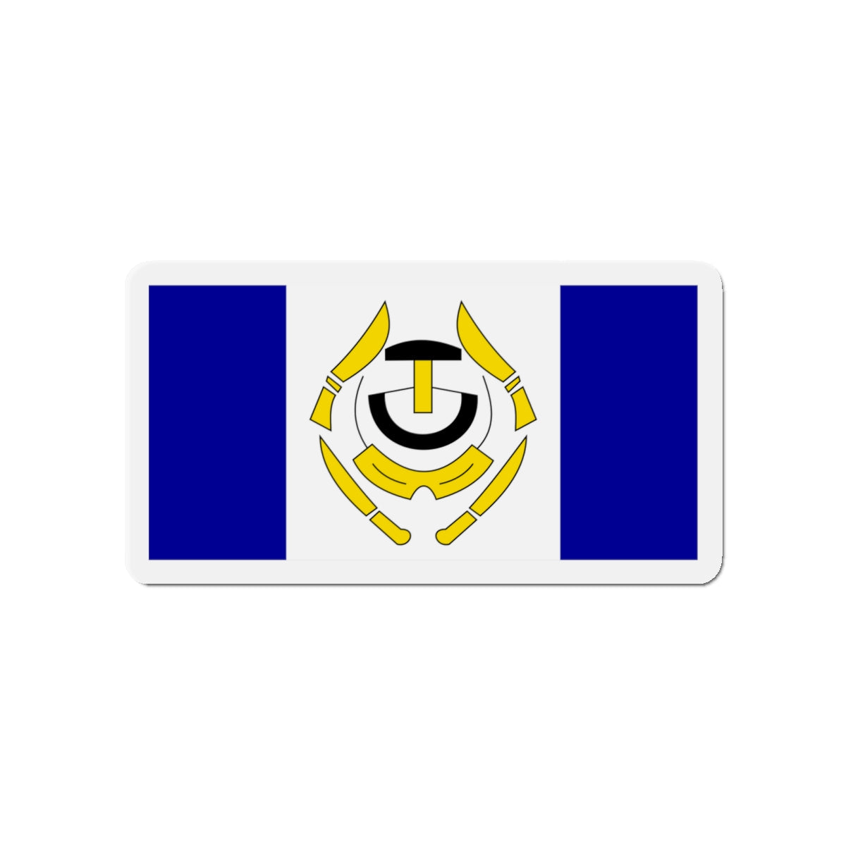 Flag of Arviat Canada - Die-Cut Magnet-4" x 4"-The Sticker Space