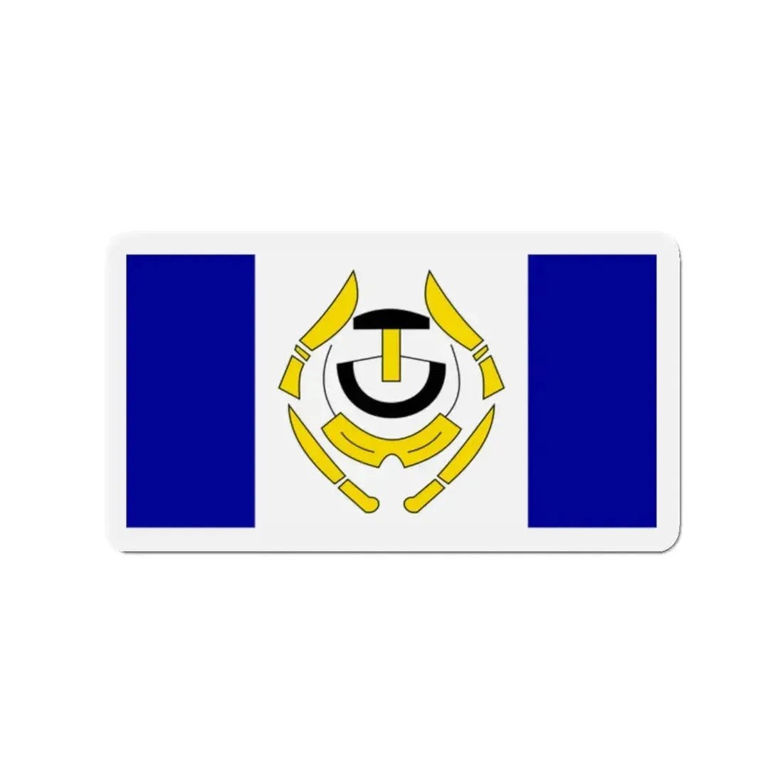 Flag of Arviat Canada - Refrigerator Magnet 2 Inch - The Sticker Space