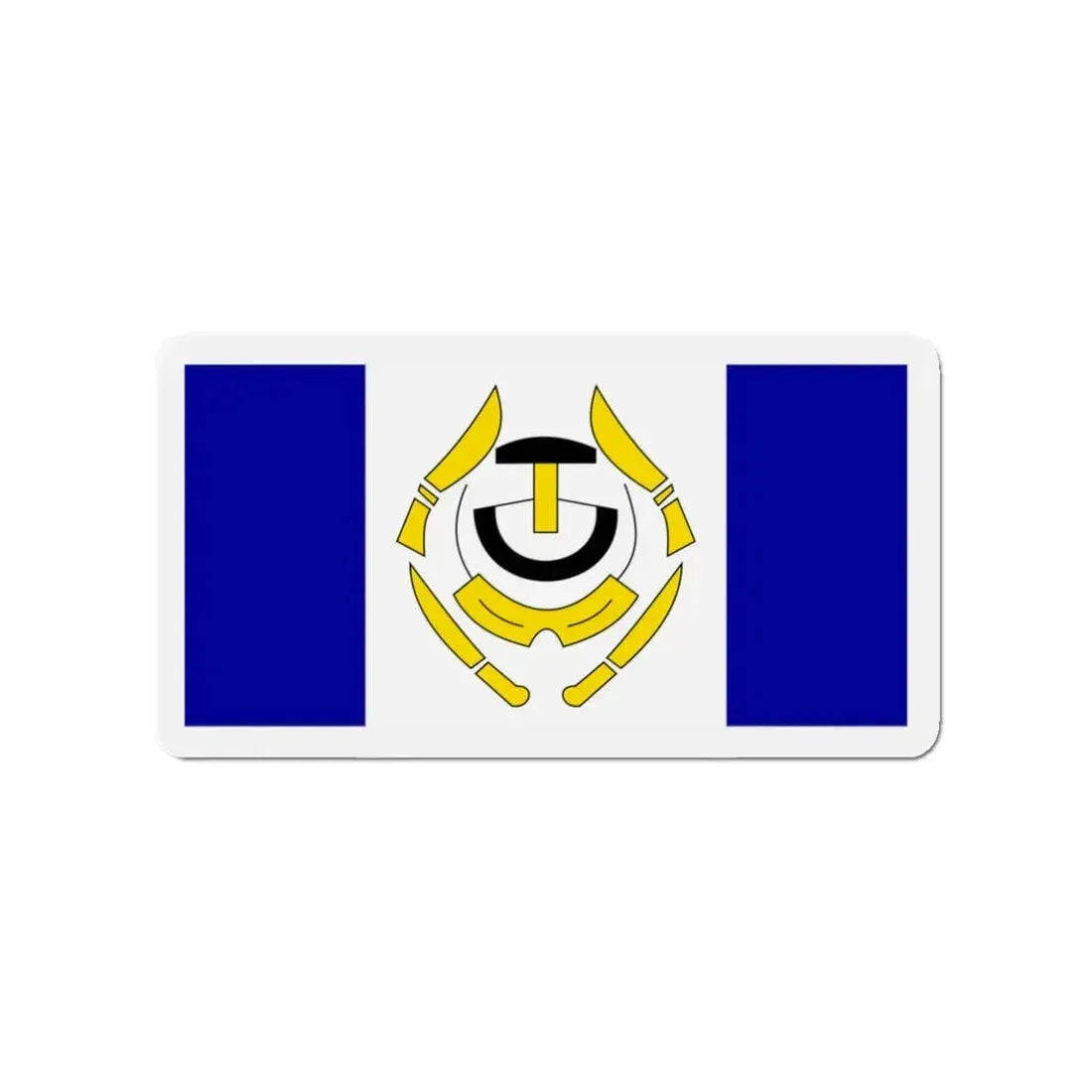 Flag of Arviat Canada - Refrigerator Magnet 3 Inch - The Sticker Space