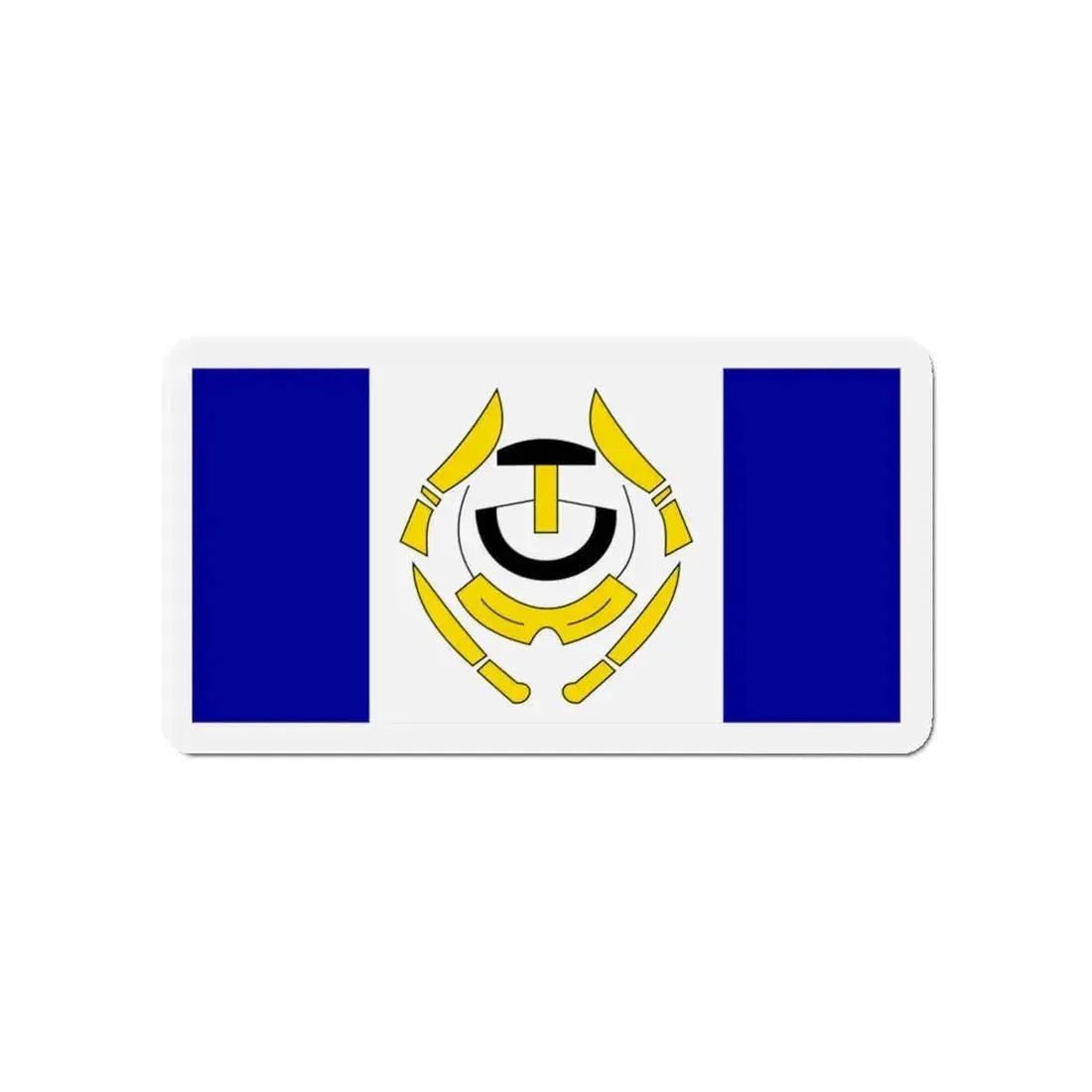 Flag of Arviat Canada - Refrigerator Magnet 4 Inch - The Sticker Space