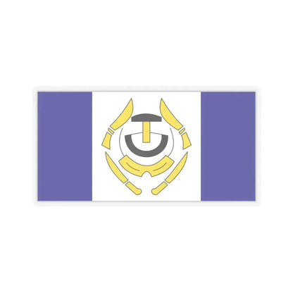 Flag of Arviat Canada - STICKER Vinyl Kiss-Cut Decal 4 Inch Transparent - The Sticker Space