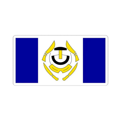 Flag of Arviat Canada - STICKER Vinyl Kiss-Cut Decal 4 Inch White - The Sticker Space