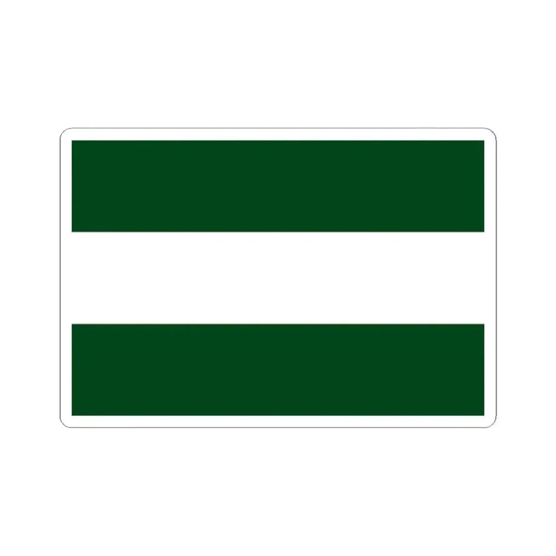 Flag of As (Belgium) STICKER Vinyl Kiss-Cut Decal 2 Inch White - The Sticker Space