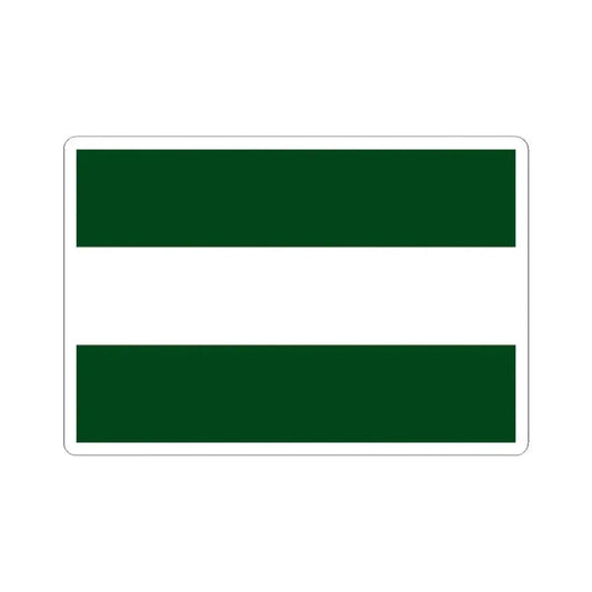 Flag of As (Belgium) STICKER Vinyl Kiss-Cut Decal 2 Inch White - The Sticker Space