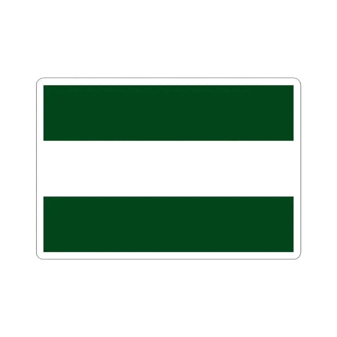 Flag of As (Belgium) STICKER Vinyl Kiss-Cut Decal 3 Inch White - The Sticker Space