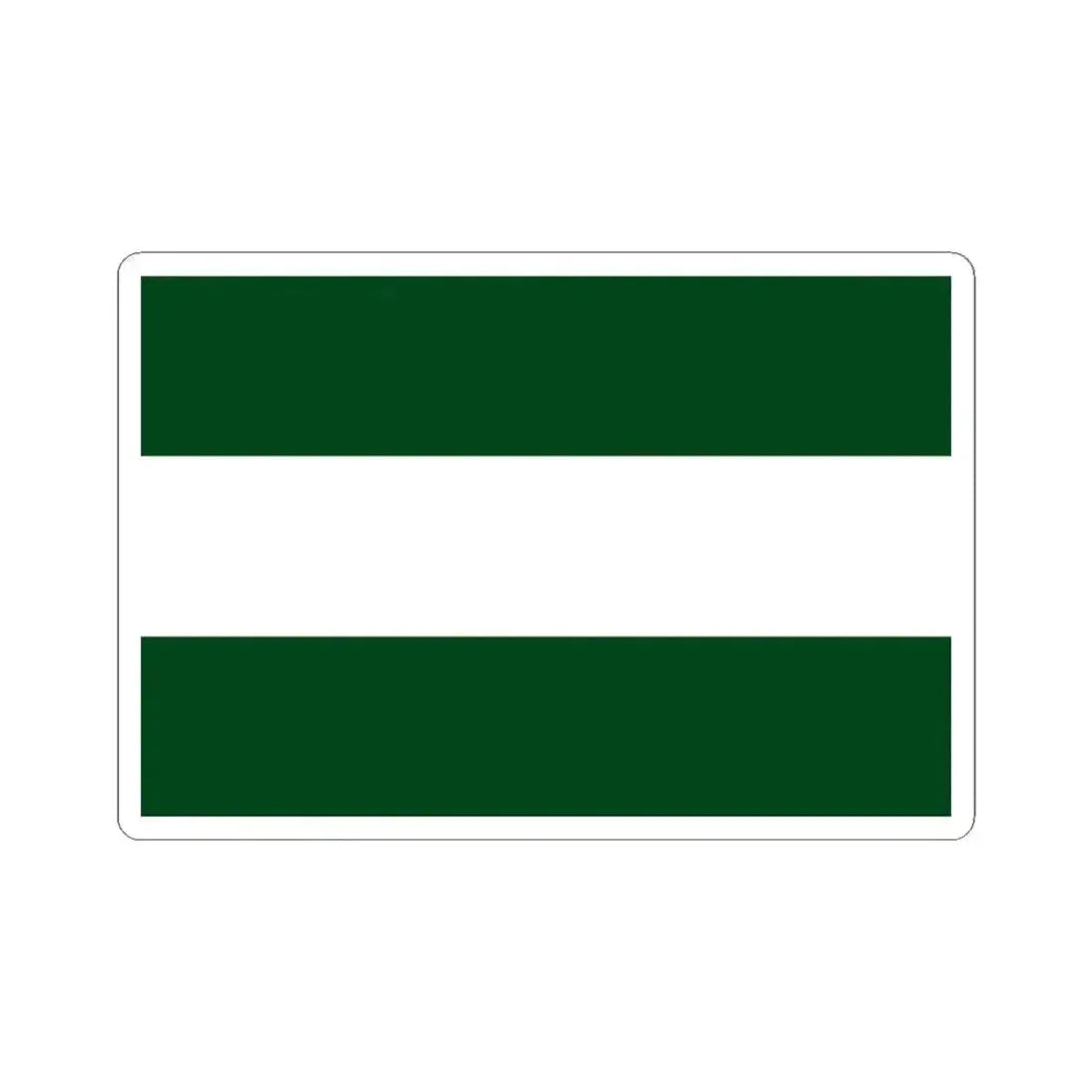 Flag of As (Belgium) STICKER Vinyl Kiss-Cut Decal 4 Inch White - The Sticker Space