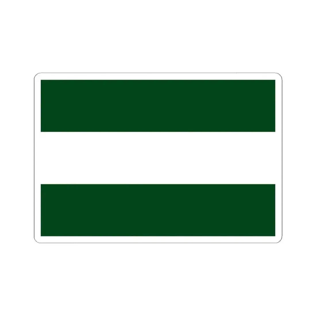 Flag of As (Belgium) STICKER Vinyl Kiss-Cut Decal 6 Inch White - The Sticker Space