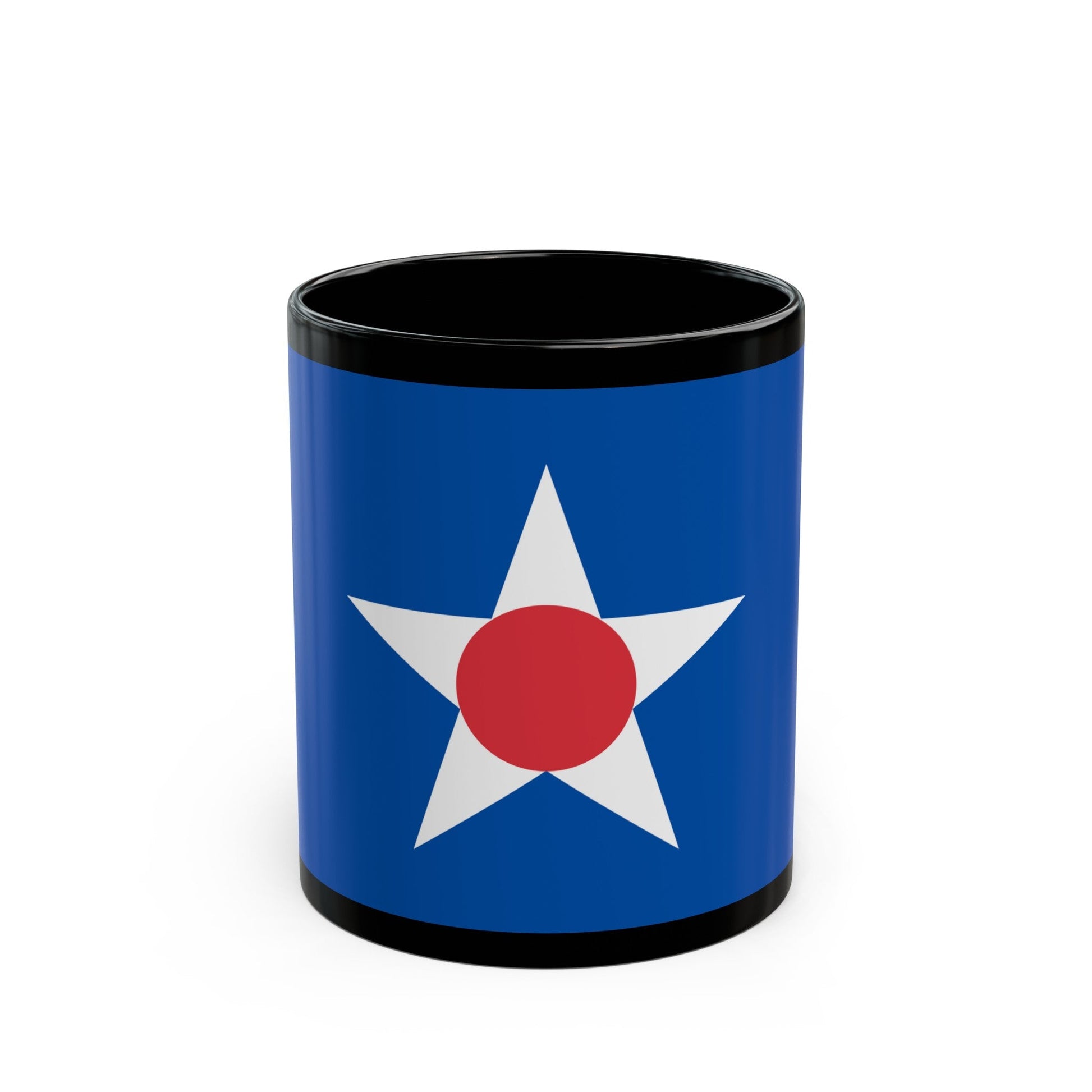 Flag of Asahikawa Hokkaido Japan - Black Coffee Mug-11oz-The Sticker Space