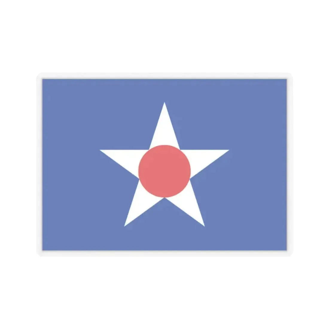 Flag of Asahikawa Hokkaido Japan - STICKER Vinyl Kiss-Cut Decal 2 Inch Transparent - The Sticker Space